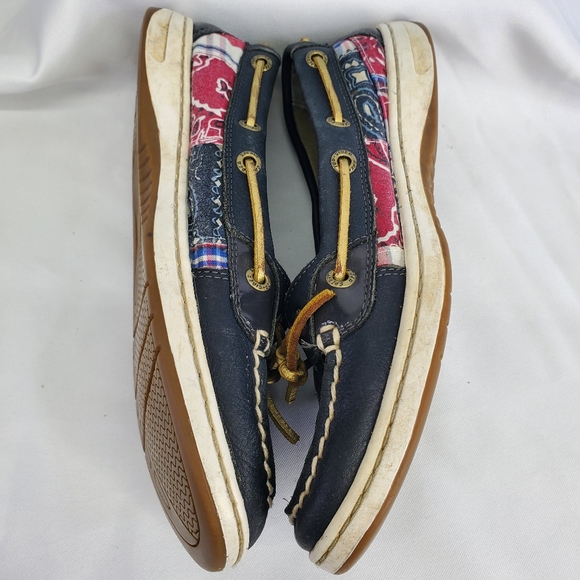 Slperry Top-Sider Angelfish Navy/Patch Mad Women's Slide-In Shoes Size 7.5 M - Picture 4 of 12